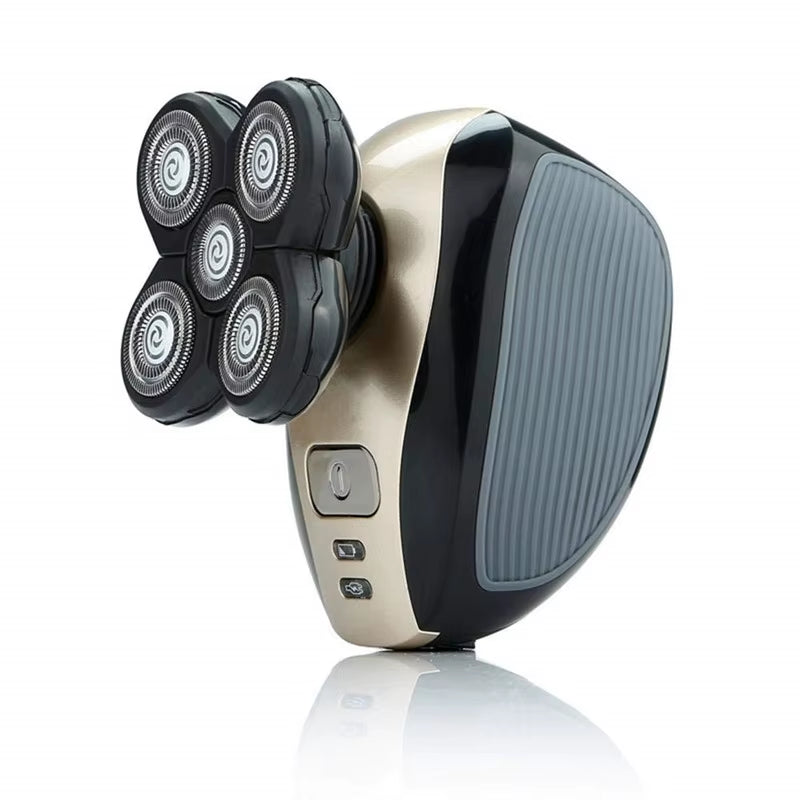 5-in-1 Multifunction Electric Shaver for Men – 6-Blade Waterproof Grooming Kit, Wet & Dry Rechargeable Face Shaver with USB Charging