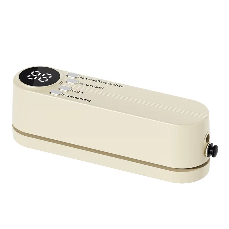 Mini Wireless Vacuum Sealer Machine – Rechargeable Portable Food Vacuum Sealing Device for Home & Travel