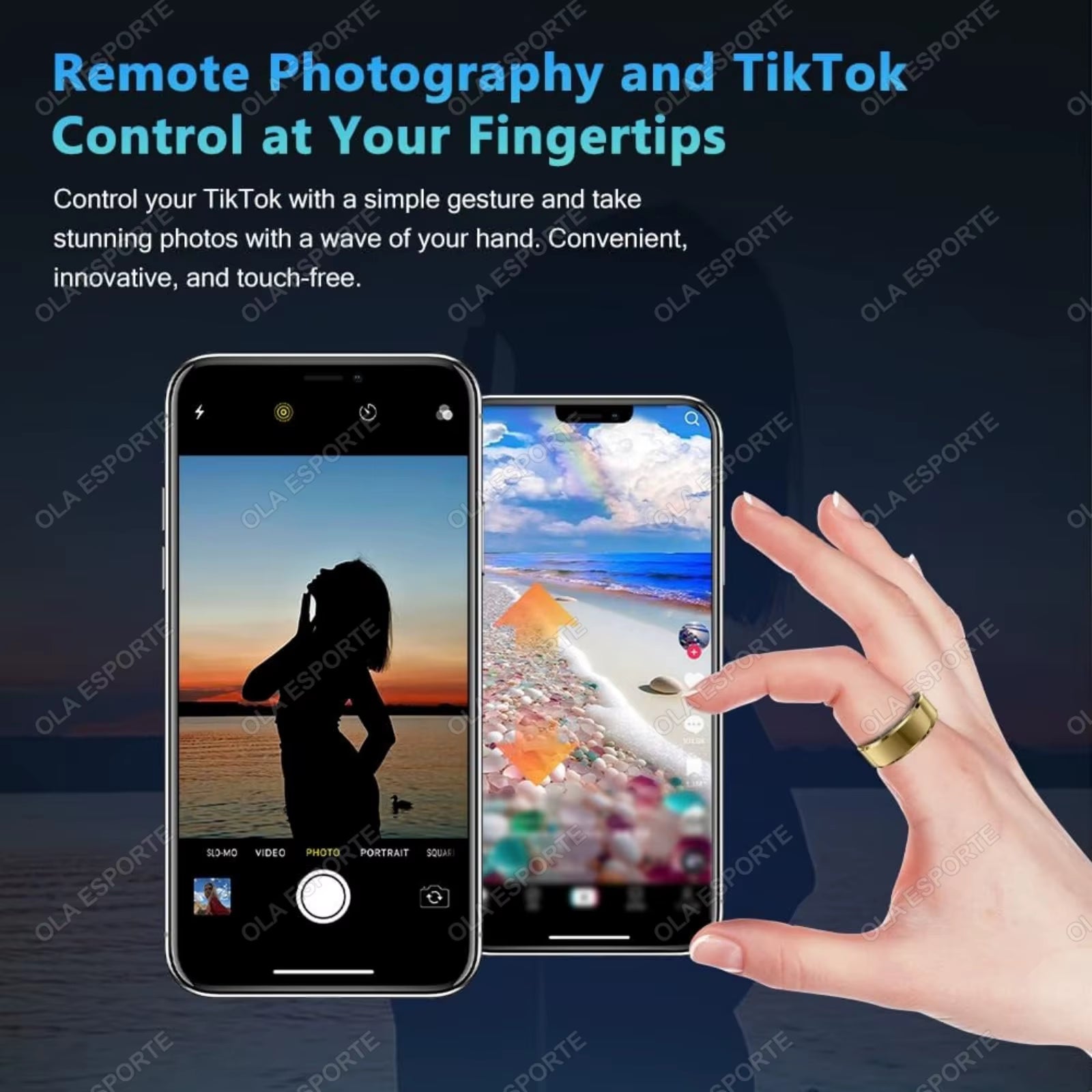 2025 Smart Health Ring – Blood Pressure, Heart Rate & Sleep Monitoring | IP68 & 5ATM Waterproof Multi-Sport Smart Ring