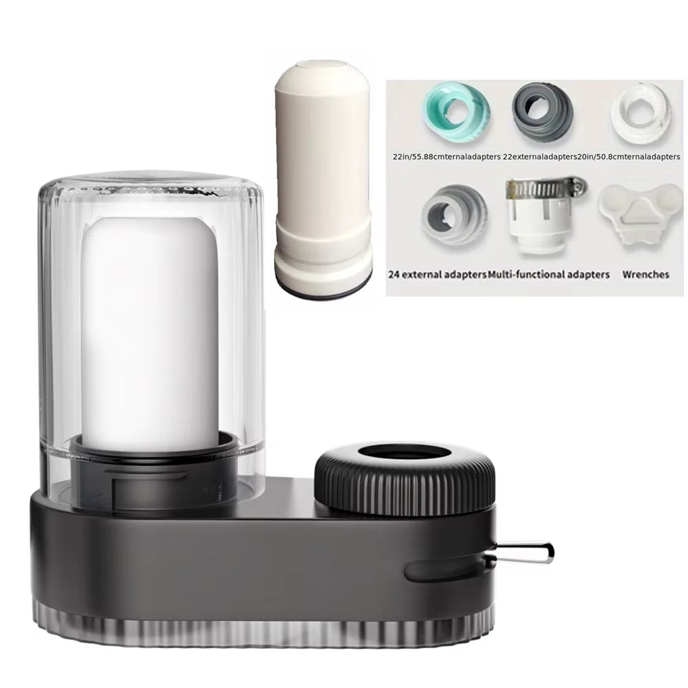 Tap Water Purifier Faucet Filter – Multi-Stage Ceramic Water Filter for Kitchen & Bathroom Sink