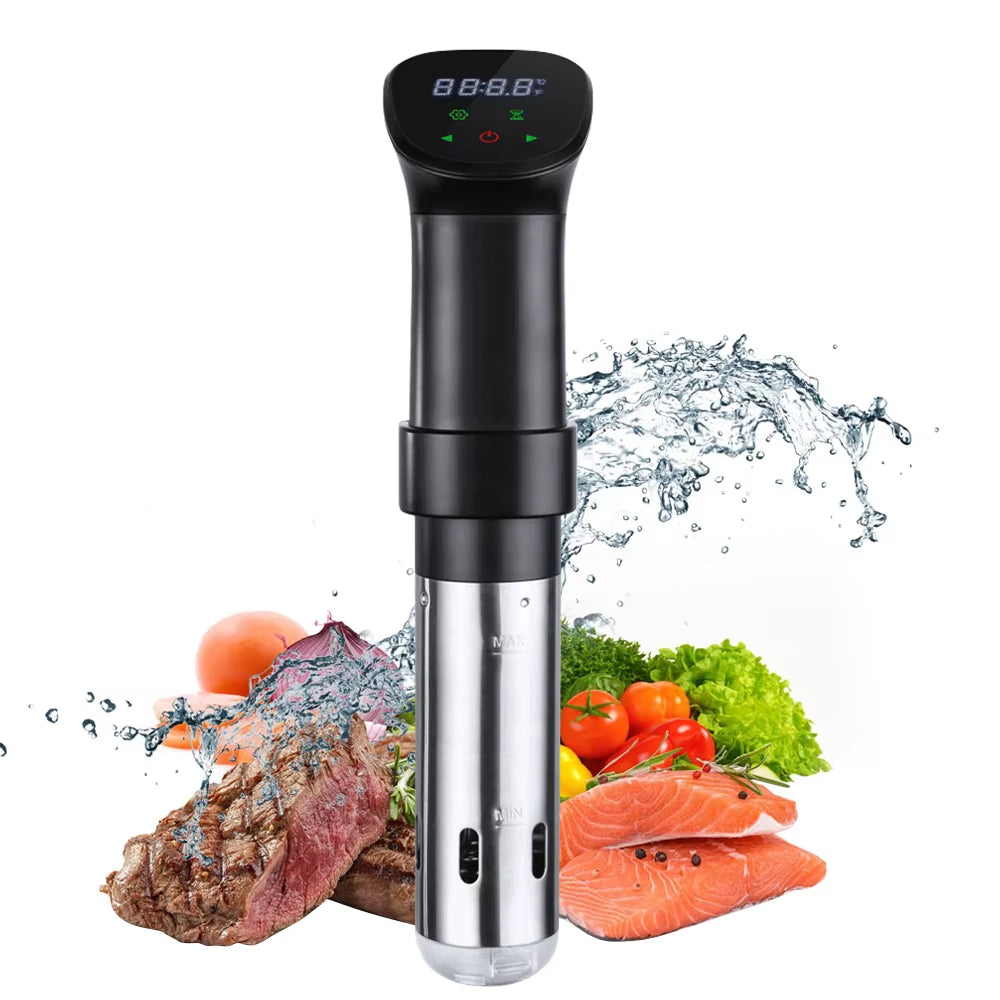1800W Sous Vide Immersion Cooker – Waterproof Precision Cooker with LED Digital Display for Accurate Slow Cooking