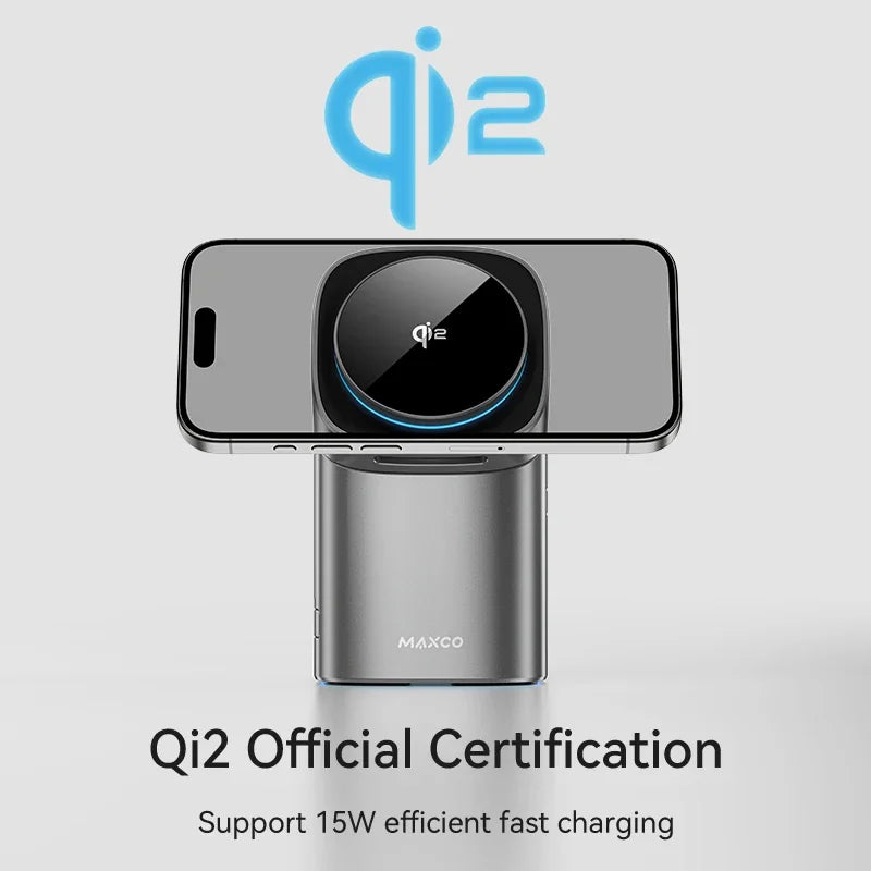 MagSafe Wireless Charger, 3-in-1 Style (MW15) - Upgrade Your Desk Setup!