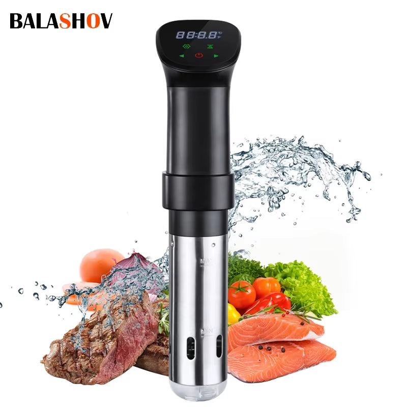 1800W Sous Vide Immersion Cooker – Waterproof Precision Cooker with LED Digital Display for Accurate Slow Cooking