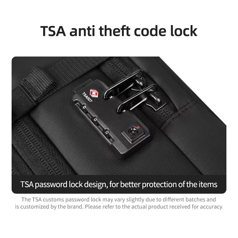 Vacuum Compression Travel Backpack – 17” Laptop, Expandable Large Capacity, Waterproof Business & Hiking Backpack